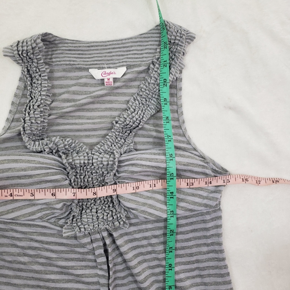 Candie's Striped Ruffles Top - Picture 2 of 6